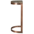 thumbnail image 3 of Home Square Solid Wood Bar Stool with Iron Frame in Brown - Set of 3, 3 of 3