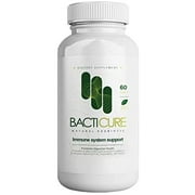 Bacticure, Natural Product, Set of 1 Bottle, Total per Bottle 60 Capsules, Vegetarian Capsules, Immune System Support, Patented Formula, Original Product.