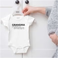 thumbnail image 5 of Grandma When Mom Says No Grandchild Romper Boys or Girls Infant Baby Brisco Brands 24M, 5 of 6
