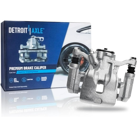 Detroit Axle - Rear Left Brake Caliper with Bracket Replacement for 2016 2017 2018 2019 2020 2021 2022 Mazda CX-5