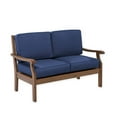 thumbnail image 1 of Claremont Love Seat with Cushions for Outdoors - Made of Eucalyptus Wood, 1 of 1