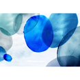 thumbnail image 3 of Watts, Eva 18x13 Black Modern Framed Museum Art Print Titled - Blue Bubbles, 3 of 5