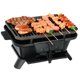 thumbnail image 1 of Parrilla de Barbacoa Portátil en Fundición para Picnic Exterior Camping Negro 40 x 27 x 18 cm, 1 of 10