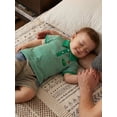 thumbnail image 6 of BemeyourBBs Toddler Baby Boy Golf Shirts Outfits Waffle Knit Striped Short Sleeve Half Button-up Collared Shirt Tops Infant Casual Summer Clothes, 6 of 8