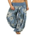 thumbnail image 1 of Pantalon de Harem à la Taille Froissée pour Femmes avec Imprimé Floral, 1 of 3