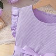 thumbnail image 6 of Ruffled Waist Sleeveless Dress for Girls - French Cinched Skirt Style, 6 of 7