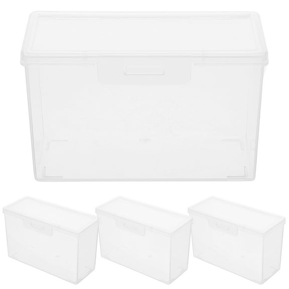 Melantax Case Pack Photo Organizer Photo Box Storage Greeting Card Storage Box Organizer