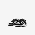 thumbnail image 3 of Nike Dunk Low White / Black - White  CW1589-100 Toddler Size 6, 3 of 7