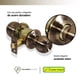 thumbnail image 4 of Cerradura Chapa Perilla Puerta Baño Lion Tools Pomo Latón Antiguo 2 Pza, 4 of 7