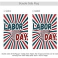 thumbnail image 3 of SKYSONIC Labor Day Poster Double-Sided Printed Garden House Sports Flag-28x40(in)-Polyester Decorative Flags for Courtyard Garden Flowerpot, 3 of 6