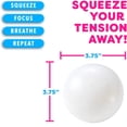 thumbnail image 2 of Large Squeeze Stress Ball - Tension Relief Ball Fidget Toy with Soft Sensory Feedback,Stress Relief Hand Squeeze Sensory Balls Big Squishy Toys for Kids (Blue), 2 of 10