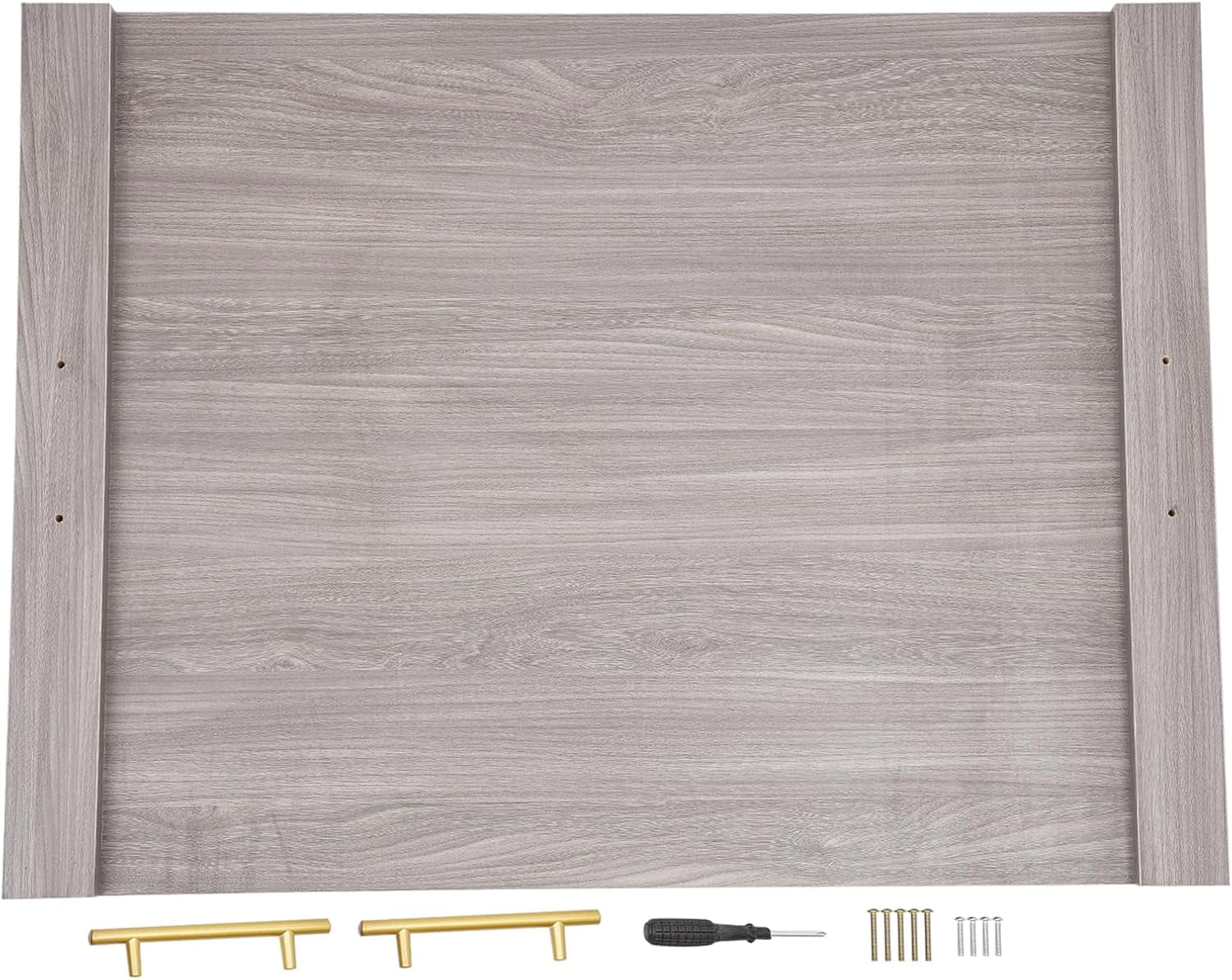 Noodle Board Stove Covers, Gas Stove Cover with Handles, Wooden Stove Top Covers for Electric Stove, Stove Top Cutting Board, Rv Sink Cutting Board, 30"L X 22"W (White)