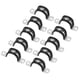 thumbnail image 1 of Uxcell 10 Paquete de Abrazaderas de Cable 1.18" 304 Acero Inoxidable Goma en Forma de U para Tubo, 1 of 7
