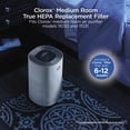 thumbnail image 3 of Filtro purificador de aire Clorox Medium Room True HEPA 1000 m², 3 of 7