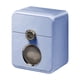 thumbnail image 2 of Dispensador de almacenamiento de papel higiénico con soporte para toallitas desechables | Organizador de baño con estante para teléfono | Poliéster duradero | Beige Azul Verde | 21,5x18x13cm | 1, 2 of 6