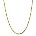 thumbnail image 1 of 10K Yellow Gold 4mm Diamond Cut Quadruple Rope Chain 20 Inch, 1 of 5