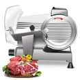 thumbnail image 2 of Frozen Meat Cheese Deli Slicer Machine 210W with 8.5" Blade, 0-1/2" Adjustable Thickness Semi-Auto, 2 of 10