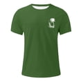 thumbnail image 4 of T-shirt à Manches Courtes Imprimé Graphique Décontracté Col Rond pour Usage Quotidien Hommes T-Shirt Confortable Quotidien T-Shirt Graphique Polyvalent pour Printemps et Été, 4 of 4