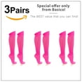 thumbnail image 3 of womens fashion slouch socks 3pairs(1pack) (pink), 3 of 6