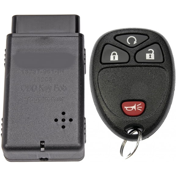 KarParts360 For GMC Acadia 2007-2016 Keyless Remote | With Batteries | 4-Button | Black | Standard Grade | Replacement For 20952474, 22936098