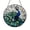 Acrylic 3.5 Inch, variant on Peacock Feather Stained Glass Window Panel Decorative Glass Art for Home Interior Window