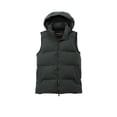 thumbnail image 3 of MERCER+METTLE Women's Puffy Vest | Hooded Puffer Vest for Women, Water Repellent, Breathable, Lightweight Insulation - Anchor Grey XL, 3 of 4