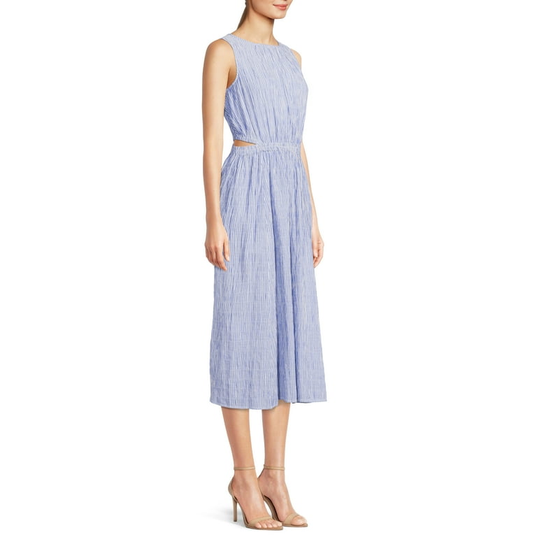 Beachlunchlounge Women s Sleeveless Maxi Dress with Side Cutout Detail Walmart