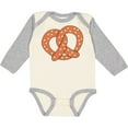 thumbnail image 3 of Inktastic Pretzel Boys or Girls Long Sleeve Baby Bodysuit, 3 of 5