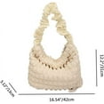thumbnail image 6 of Kukuzhu Puffer Tote Bag for Women Cloud Bag Large Crossbody Bag Bubble Hobo Bag Cute Quilted Shoulder Bag, 6 of 6