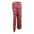 thumbnail image 2 of Calvin Klein Women's Printed Wide-Leg Pants (M, Pink), 2 of 2