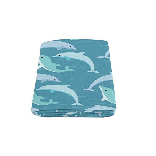Rylablue Dolphin Throw Blanket Bed Sofa Blanket 58x80 Inches