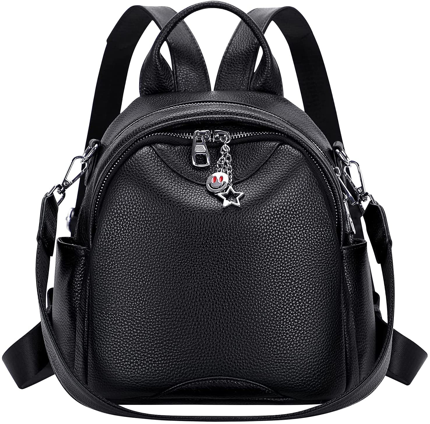 ALTOSY Women Real Leather Backpack Fashion Ladies Rucksack Shoulder Bag College Daypack 