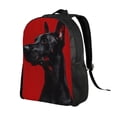 thumbnail image 2 of Fotbe Black Dog Red Background Mochila de Viaje para Laptop, Mochila Ejecutiva Delgada y Resistente 15.6", 2 of 8
