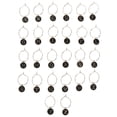 thumbnail image 1 of KAKOWELY 26 marcadores reutilizables para copas de vino, con letras de aleación de zinc, accesorios para vino., 1 of 5