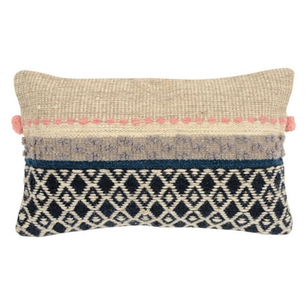 Foreside Home And Garden Hand Woven Taylor Decorative Pillow
