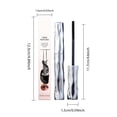 thumbnail image 2 of Fiber Lash Mascara Waterproof Volumizing Silver Metallic Tube Ideal For Daily Makeup And Evening Occasions Long Lasting Smudge Proof, 2 of 8