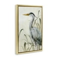 thumbnail image 4 of Stupell Industries Heron with Traditional Grasses Animals Painting Gold Floater Framed Canvas Art Print Wall Art, 21 x 31, 4 of 10