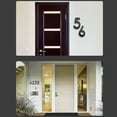 thumbnail image 3 of Modern Floating Acrylic House Numbers - Digital LED-Style Address Plates for Doors/Walls - Weatherproof & Easy Install - Set of 1 (6"), 3 of 5