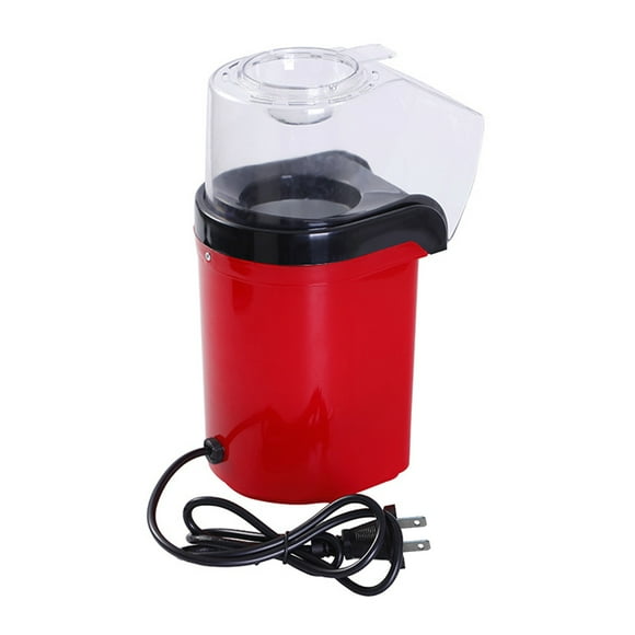 Zootealy Small Popcorn Machine Household Healthy Hot Air Popcorn Popper Maker with Measuring Cup Easy to Operate 1200W 110V Hair Dryer Popcorn Machine, US Plug