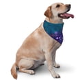 thumbnail image 2 of Naloa Purple and Green Glitter Dog Bandanas 1PC Washable Triangle Dog Scarfs Premium Durable Fabric, for Small Medium Large Dogs and Cats, 2 of 6
