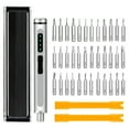 thumbnail image 2 of Computer Repair Tool Kit, Precision Electric Screwdriver Set with Magnetic Bits, Mini Cordless Power Screwdriver for PC Building and Electronic Device Repair, 2 of 9