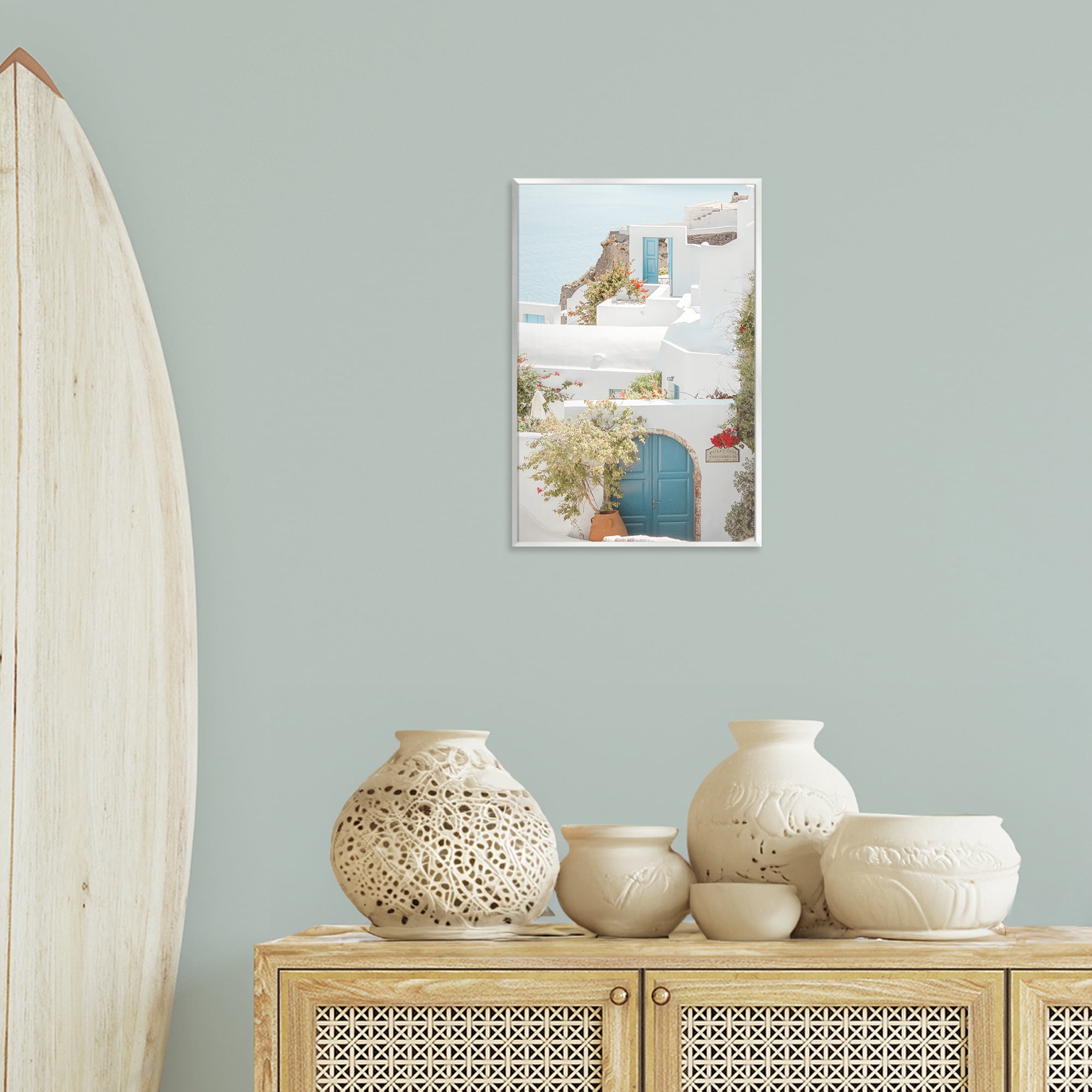 Stupell Industries Coastal Town Doorways Town & City Photography Unframed Art Print Wall Art, 13 x 19