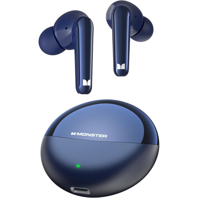 Oraolo Auriculares inalámbricos Bluetooth HiFi Stereo IPX6 (Azul)