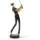 thumbnail image 1 of 1 pieza estatuilla de golfista estatua decoración Golf resina escultura regalo arte negro 24cm JAMW Sencillez, 1 of 5