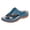 A, variant on Women's Wedge Sandals Lightweight Non Slip Orthopedic Shoes Comfortable Slip On Flip Flops Casual Summer Beach Sandal Black Size 9