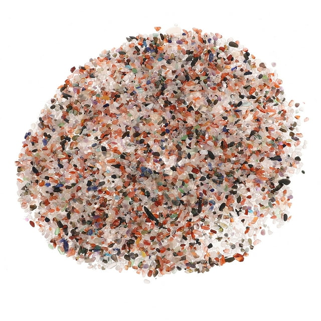 Aquarium Stones Fish Tank Gravels Rocks Aquarium Rocks Fish Tank Stones made of white crystal material, shown in a mix of multicoloured small stones. These durable stones are safe for fish, resistant to fading, and suitable for aquarium landscaping. They can also be used for decorating potted plants, garden paths, and driveways.