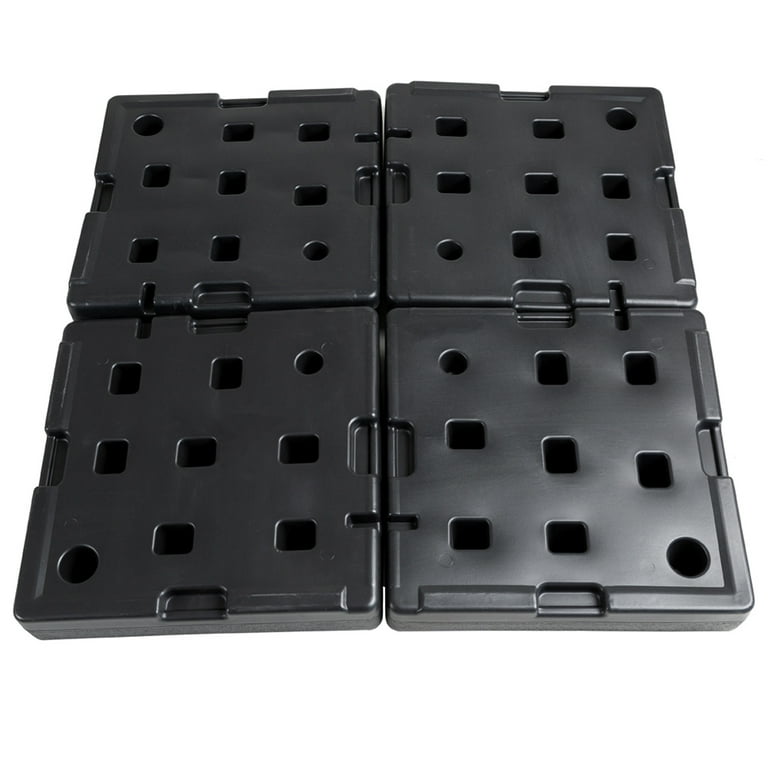 c-hopetree patio umbrella base weight set C-Hopetree Heavy Duty Cross Base Weights Stand for Outdoor Patio Umbrella,  356 lb, 4 Piece Set, Black