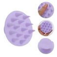 thumbnail image 3 of Unique Bargains 1 Set Durable Hair Shampoo Brush for Head Massage 3.15"x3.15" Purple, 3 of 6