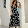 thumbnail image 2 of Leopard Print Pattern Art Sleeveless Dress Women's Summer Suit Dresses for Women 2025 Luxury Party Dress, 2 of 7