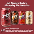 thumbnail image 3 of JOLT Modern Soda - Dr. Jolt, Zero Sugar, 80mg Caffeine, Vitamins B6 B12 B5, Prebiotics, Taurine, Alpha GPC, Green Coffee Bean Caffeine, No Fruit Juice, 1g Prebiotic Fiber, 12 fl oz (4 cans), 3 of 5
